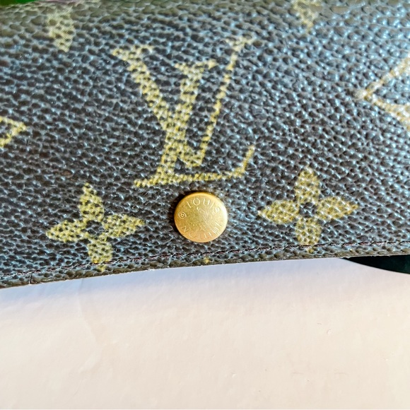 Louis Vuitton Vintage Monogram 4 Ring Key Compact Case Holder Accessory PreLoved - Picture 12 of 12